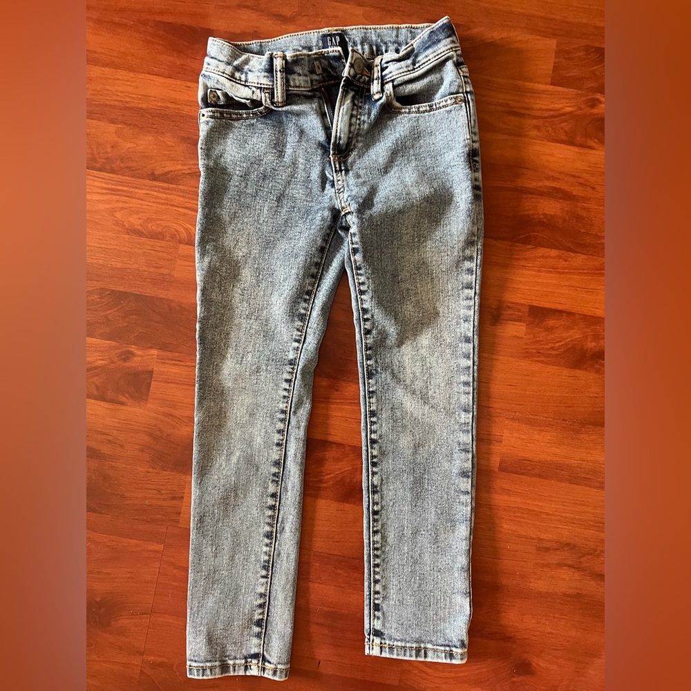 Pack of 4 boys jeans size 7/8 from Gap , H&M and Jack and Jill